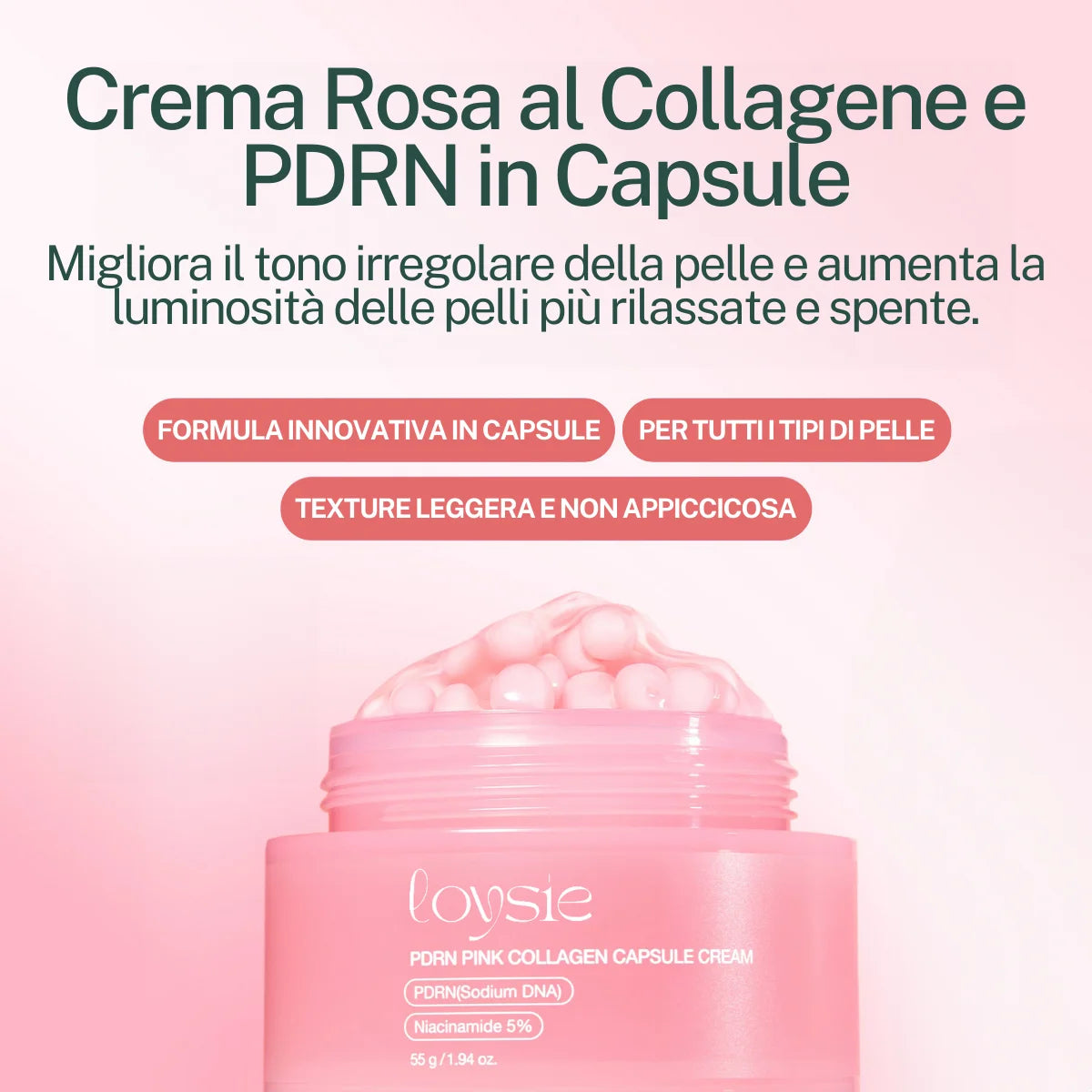 Crema in Capsule al Collagene e PDRN
