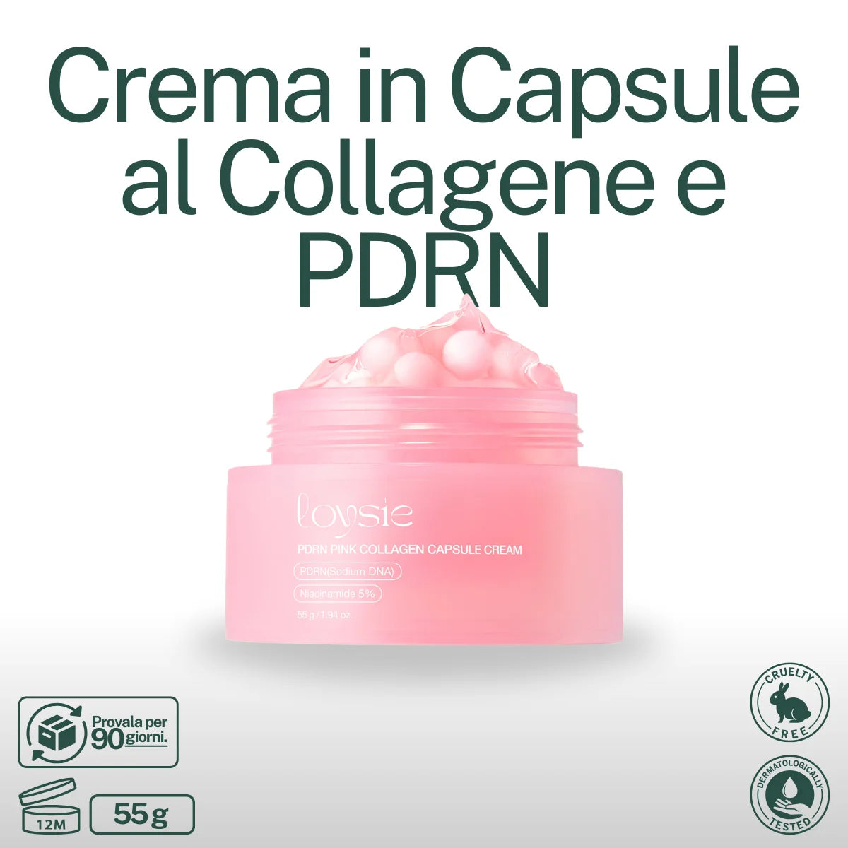 Crema in Capsule al Collagene e PDRN