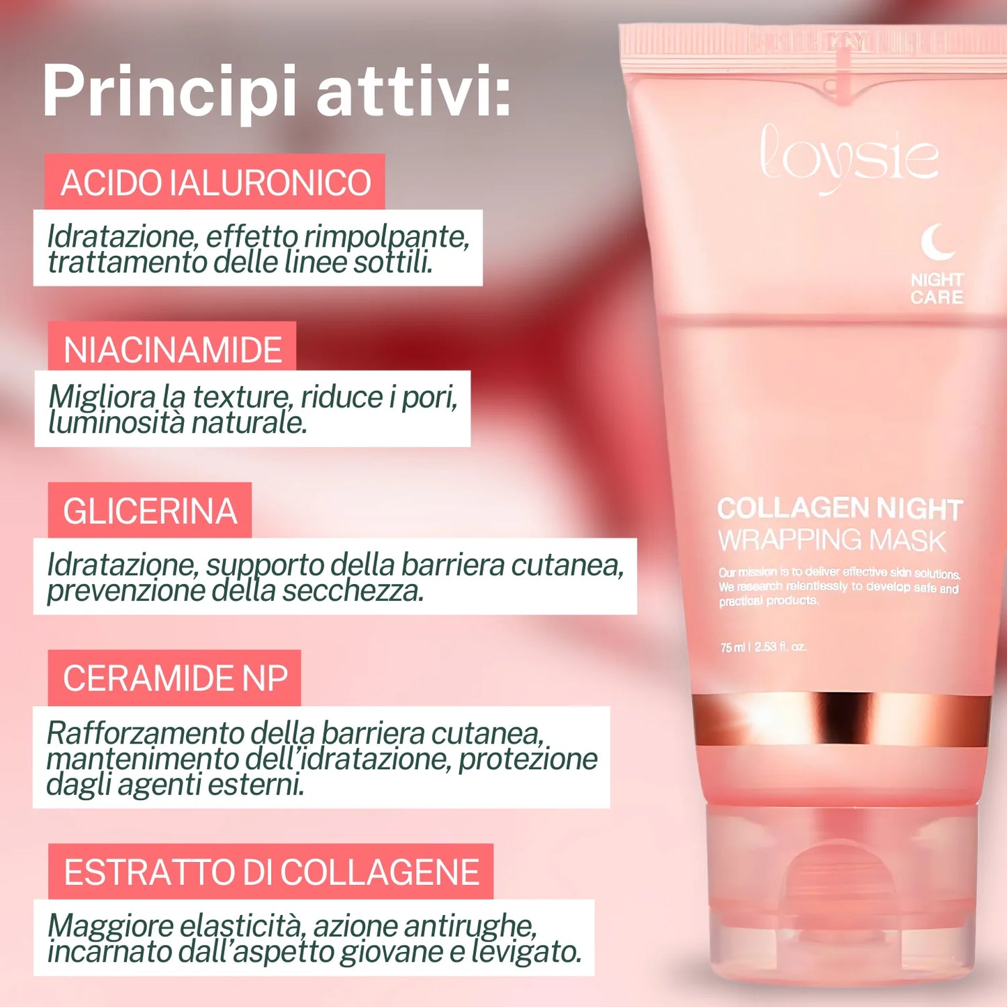 Maschera al Bio-Collagene