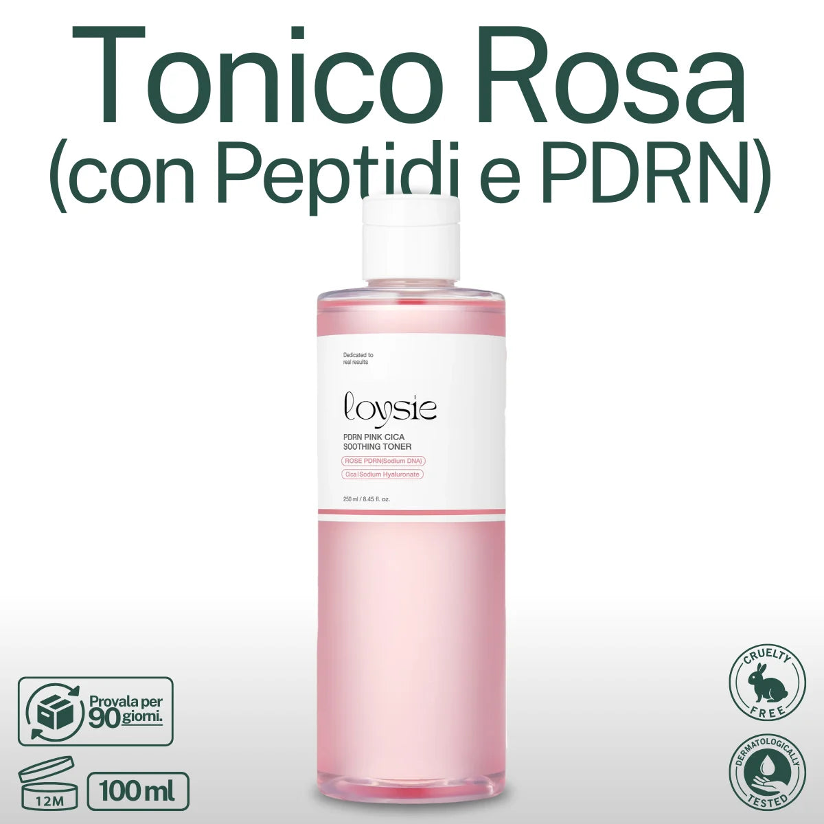Tonico Rosa (con Peptidi e PDRN)