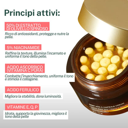 Crema in Capsule con Vitamina C