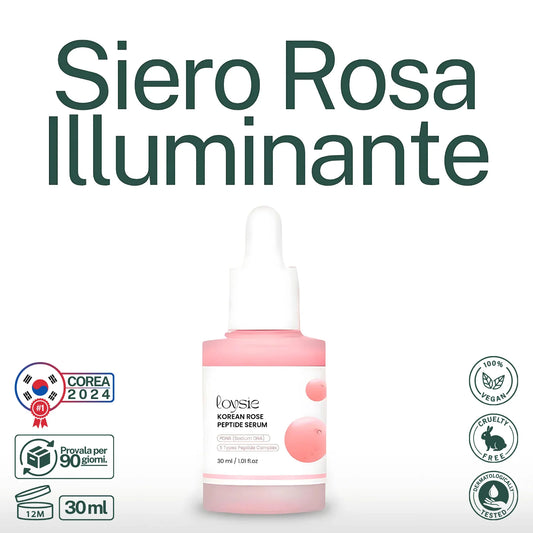 Siero Rosa Illuminante (con Peptidi e PDRN)