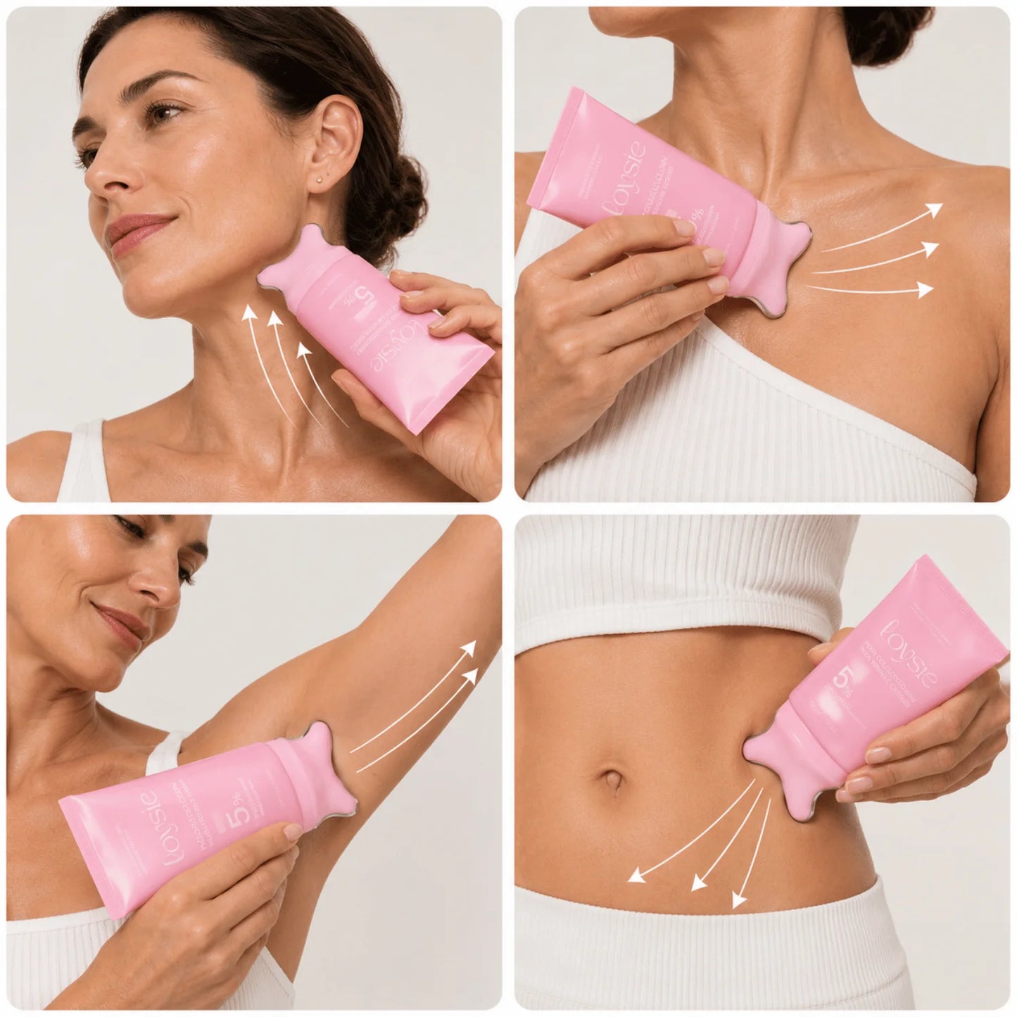 Crema Collo con PDRN e Massaggiatore Gua Sha