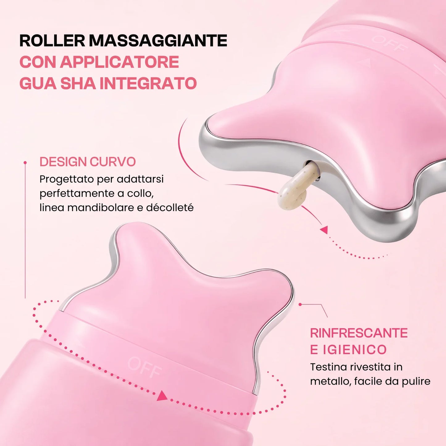 Crema Collo con PDRN e Massaggiatore Gua Sha
