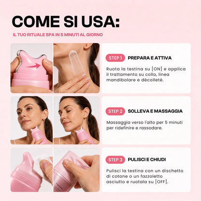 Crema Collo con PDRN e Massaggiatore Gua Sha