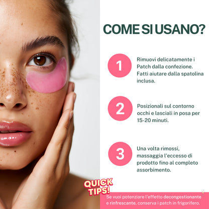 Patch Occhi con Caffeina e Collagene (60 pezzi)
