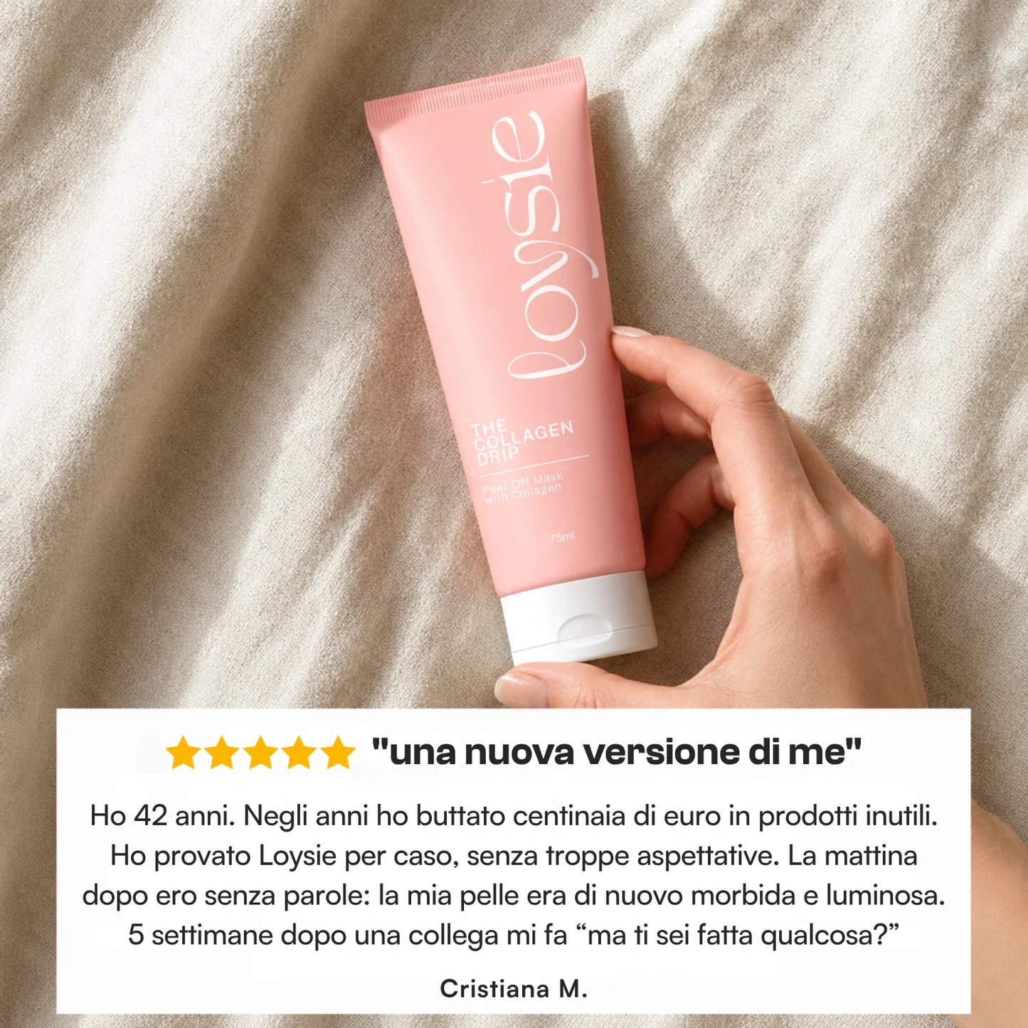 Maschera al Collagene Ultra-Assorbibile