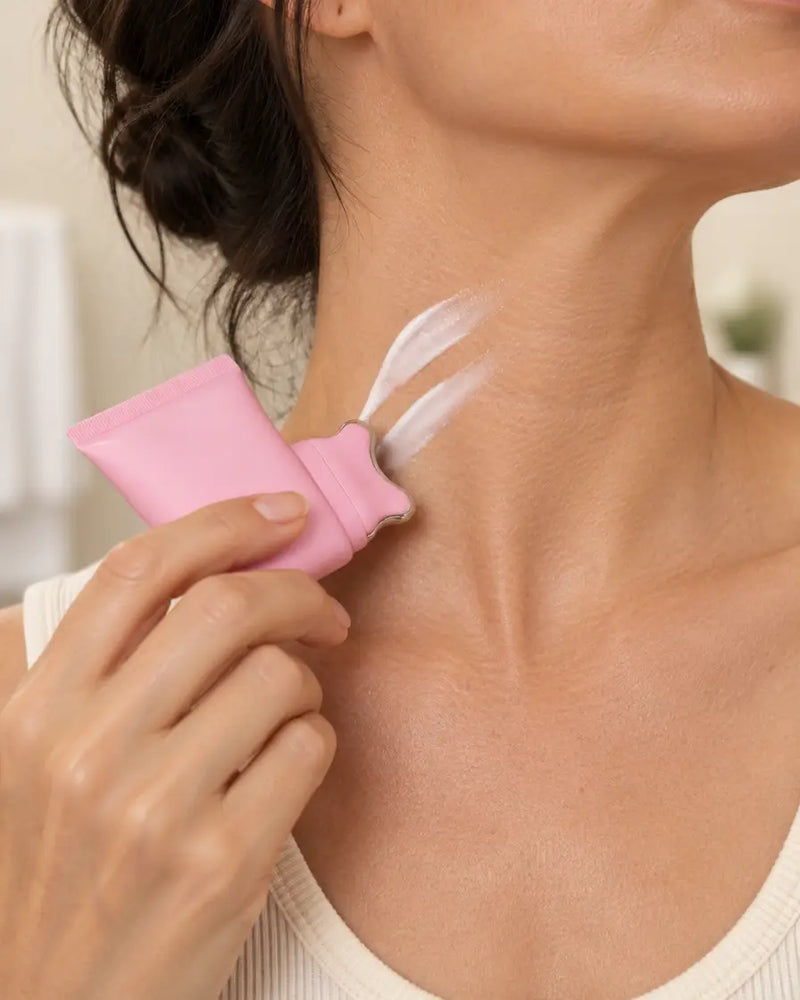 Cleanse and Applica la crema